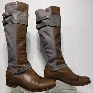 Cole Haan Women's Tennley Buckle Boots Size 9 1/2 Derby